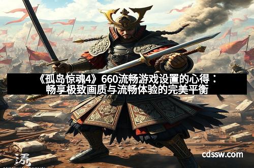 《孤岛惊魂4》660流畅游戏设置的心得：畅享极致画质与流畅体验的完美平衡